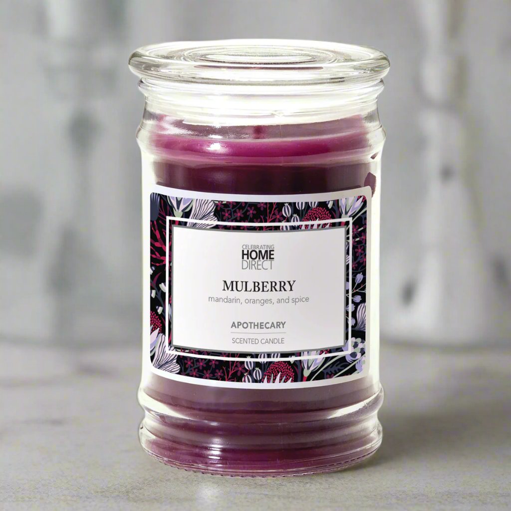 Apothecary Candle - 15 oz - Mulberry