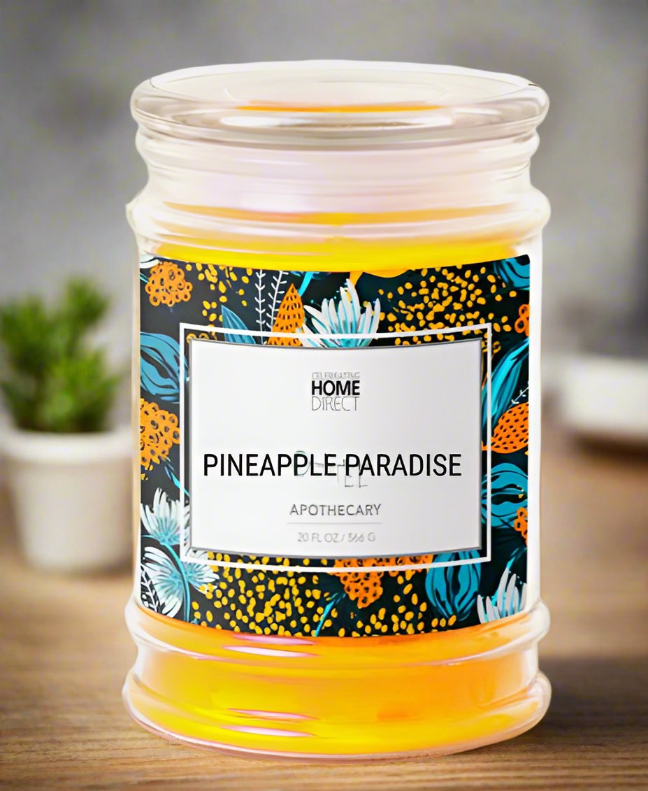 Apothecary Candle - 15 oz - Pineapple Paradise
