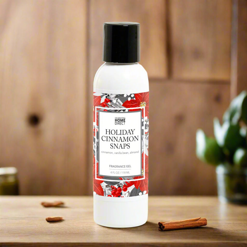 4 oz fragancia gel-vacaciones canela broches de presión