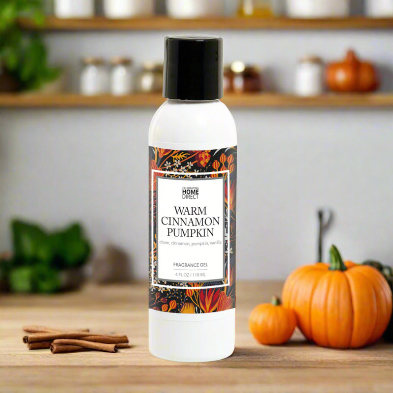 4 oz fragancia gel-tibia canela calabaza