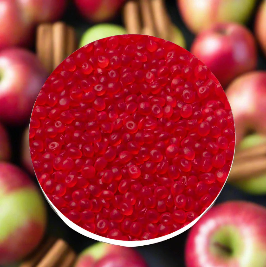 Aroma de cristales-tarta de manzana al horno