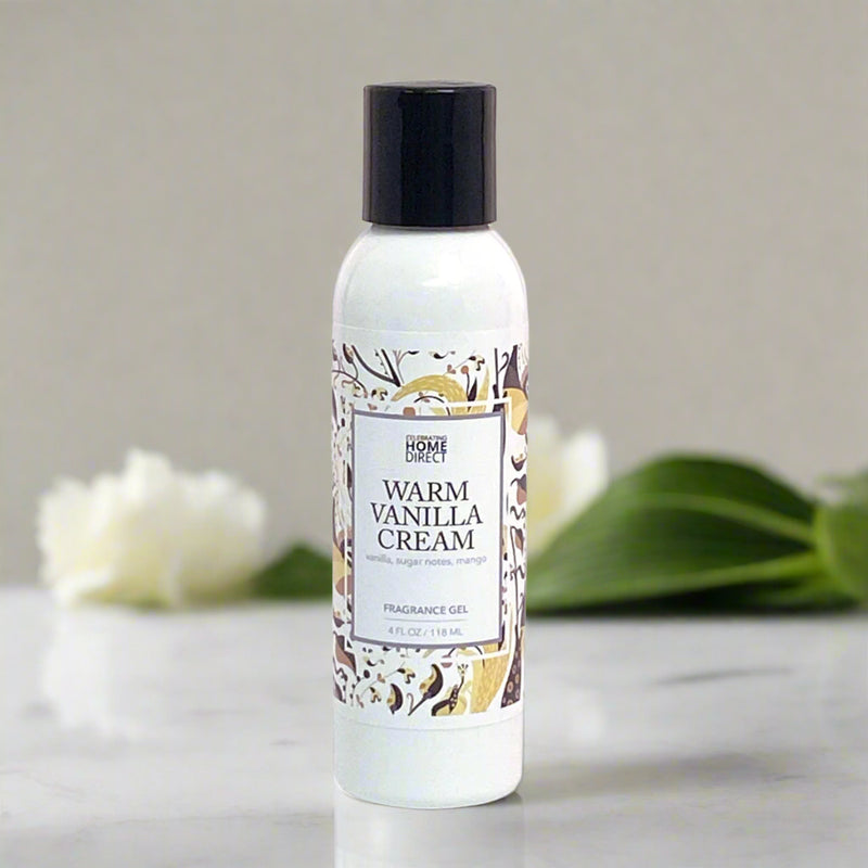 4 oz fragancia gel-crema de vainilla tibia