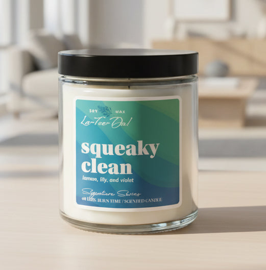 Signature Series Jar Candle - Squeaky Clean