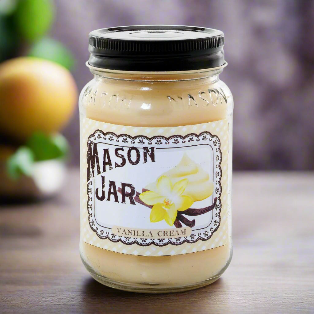 Mason Jar Candle - Vanilla Cream