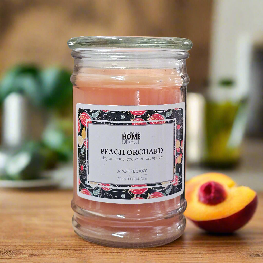 Apothecary Candle - 15 oz - Peach Orchard