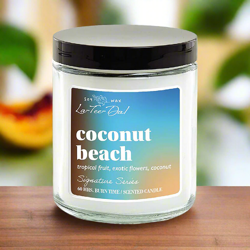 Signature Series Jar Candle - Coconut Beach