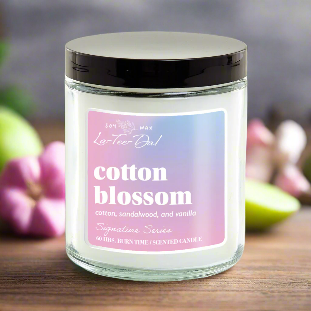 Signature Series Jar Candle - Cotton Blossom