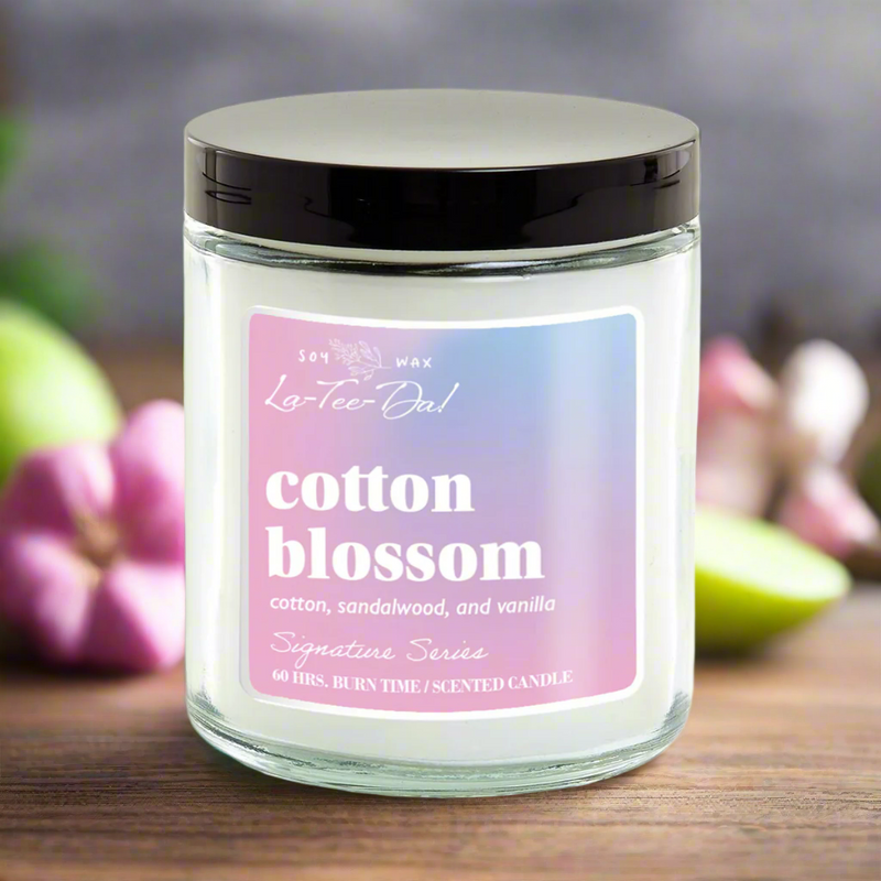Signature Series Jar Candle - Cotton Blossom