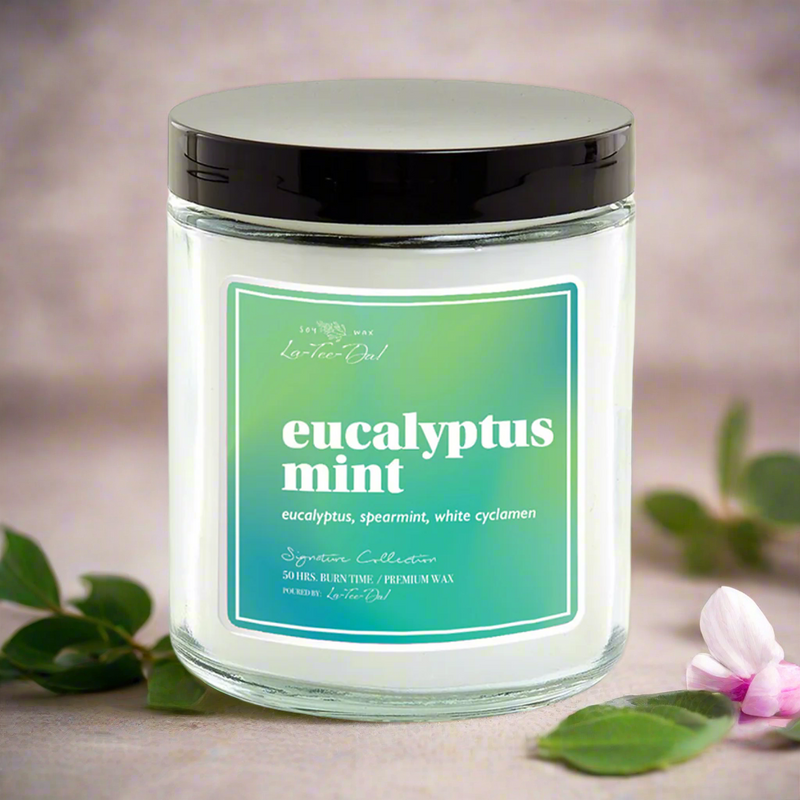 Signature Series Jar Candle - Eucalyptus Mint