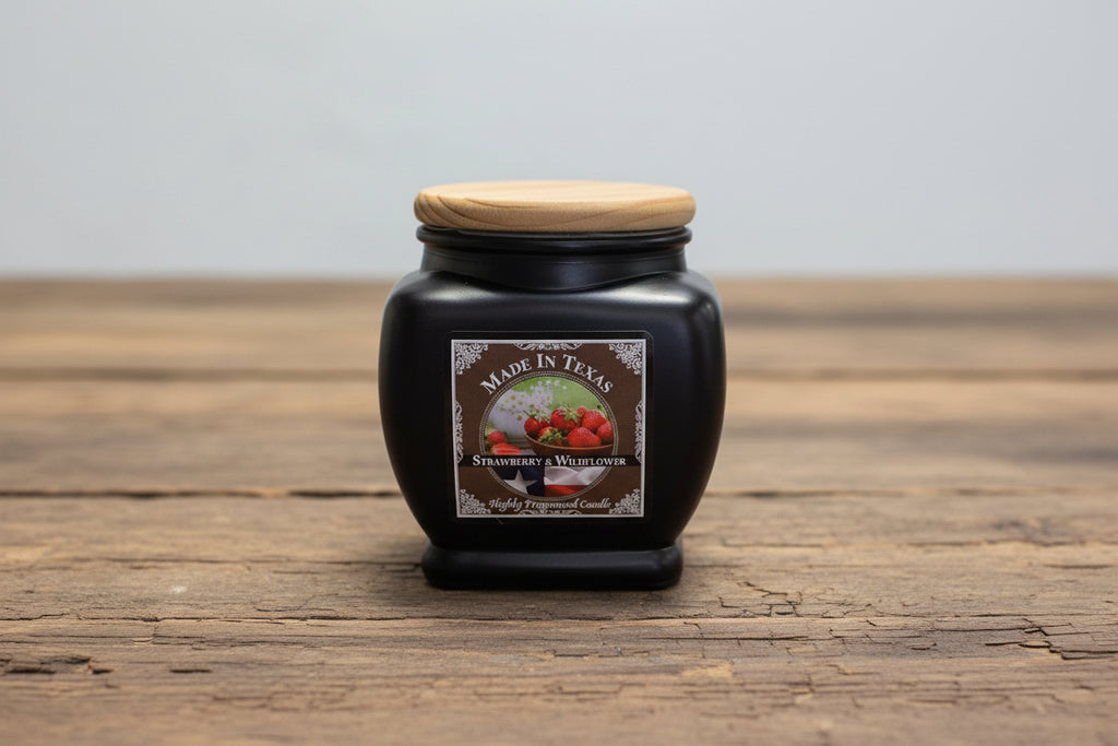 Texas Candle - Strawberry Wildflower