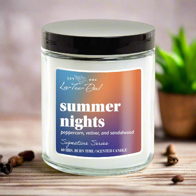 Signature Series Jar Candle - Summer Nights