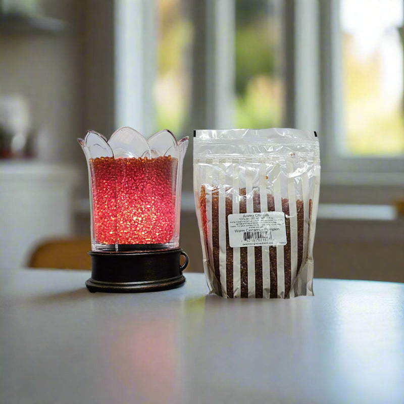 Ooh La Lamp® - Kate Set with Warm Cinnamon Pumpkin Aroma Crystals