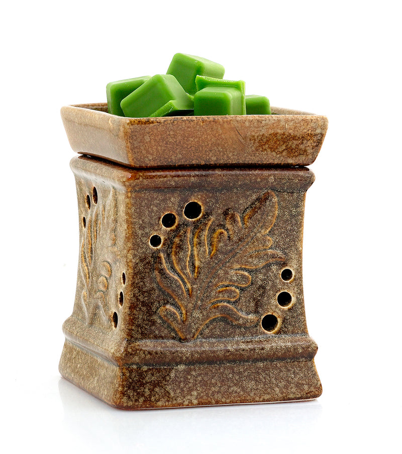 Palm Fragrance Warmer - Saddle