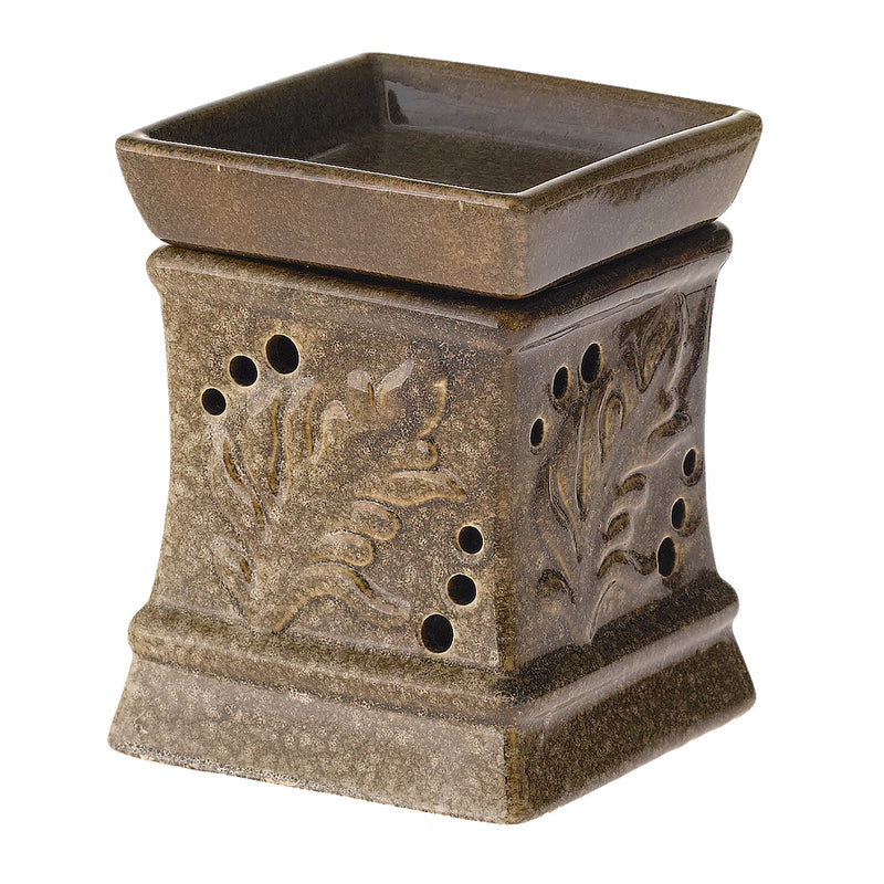 Palm Fragrance Warmer - Saddle