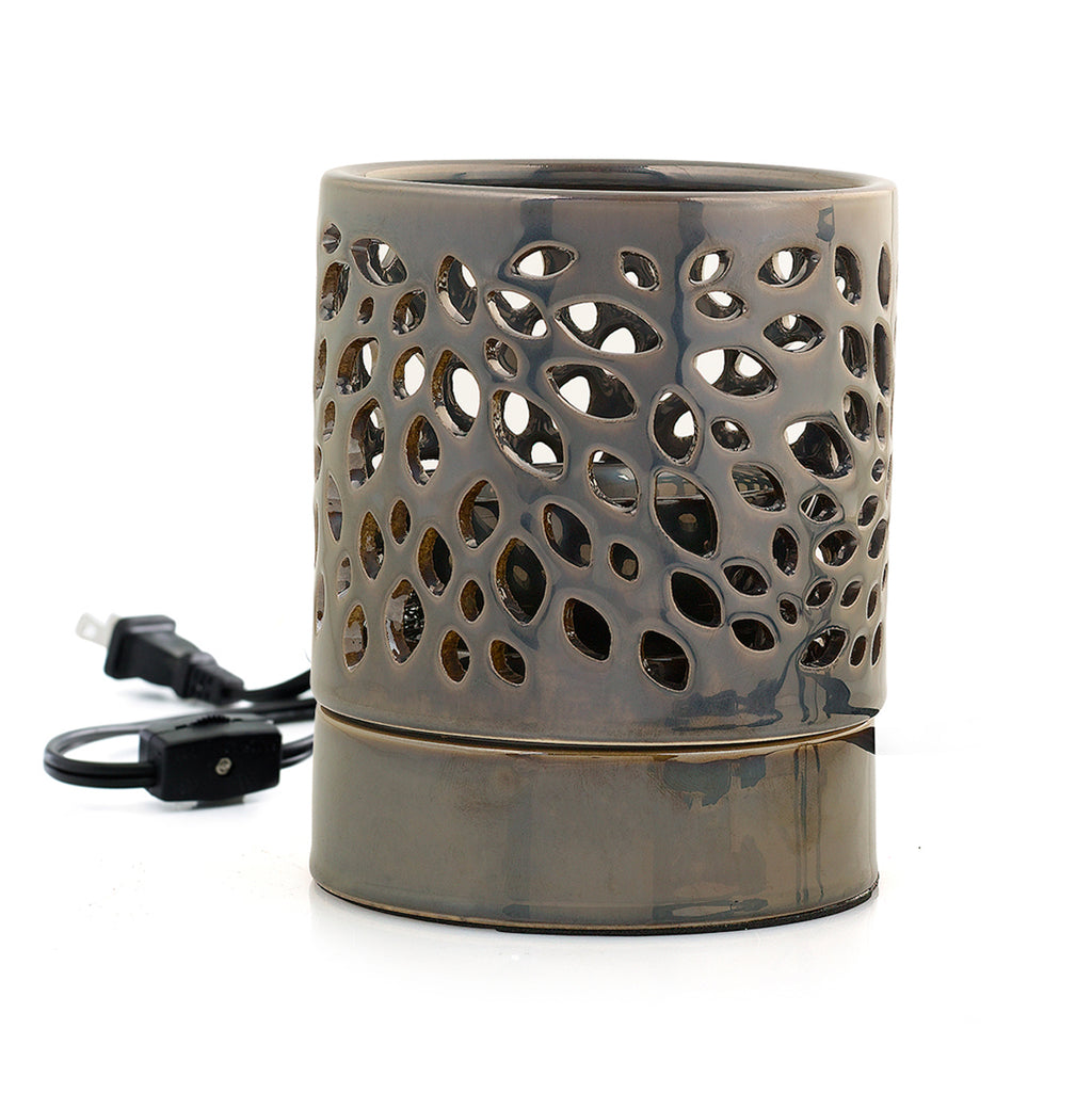 Fragrance Warmer - Pewter Leaf