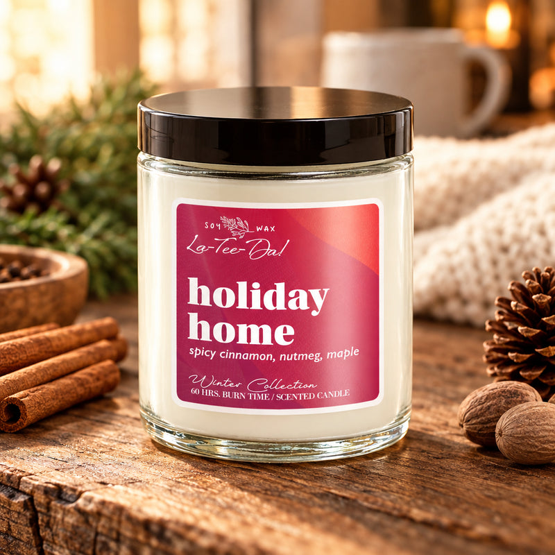 Signature Series Jar Candle - Holiday Home