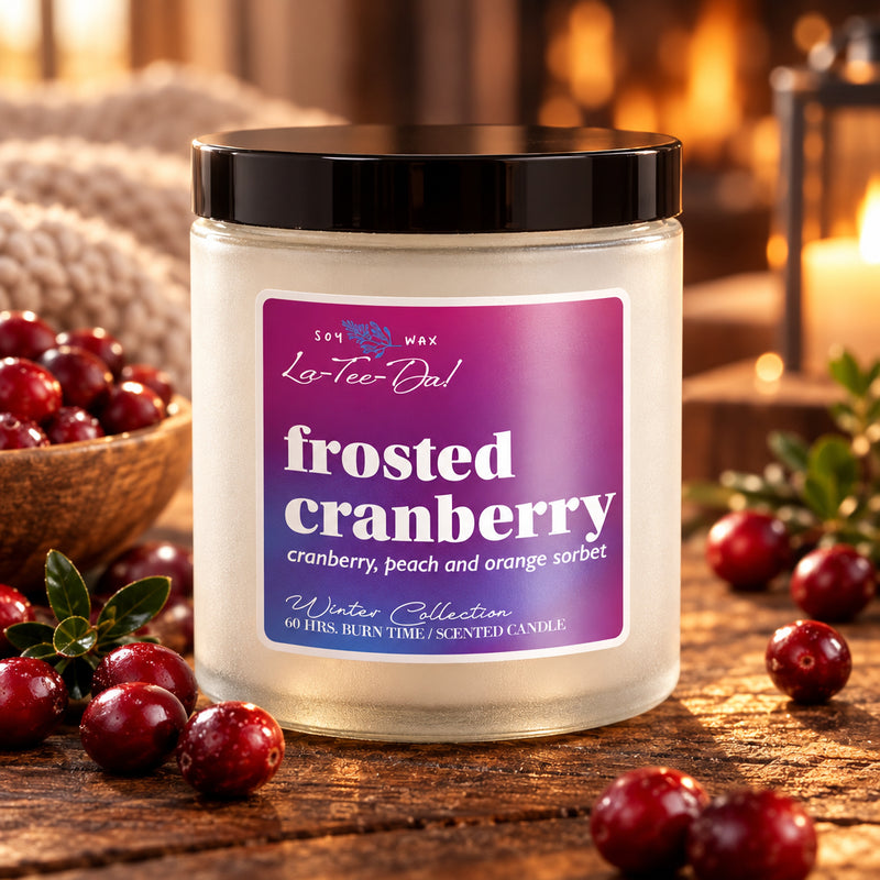 Signature Series Jar Candle - Frosted Cranberry
