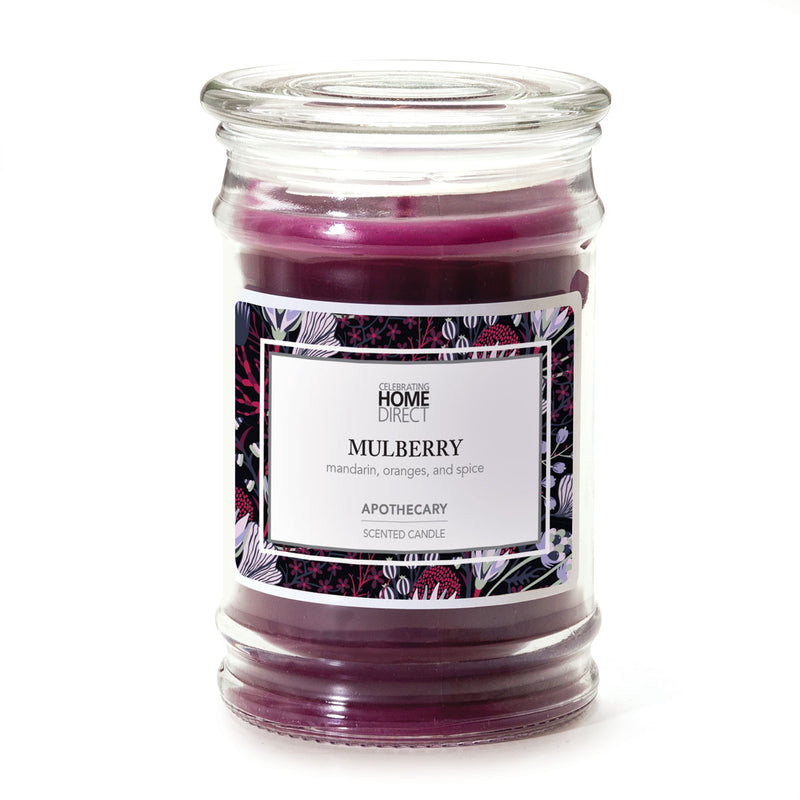 Apothecary Candle - 15 oz - Mulberry