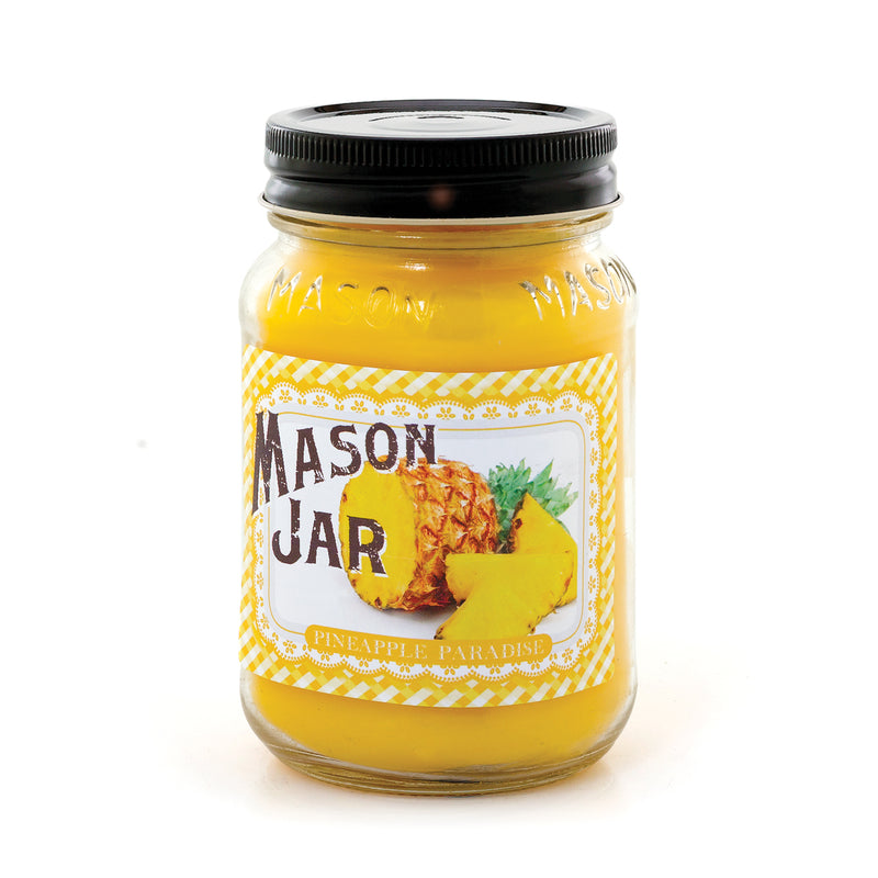 Mason jar Candle-piña paraíso