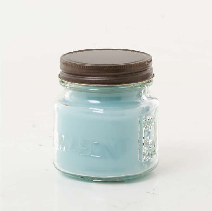 Mini Mason 8 oz. Candle - Cotton Blossom