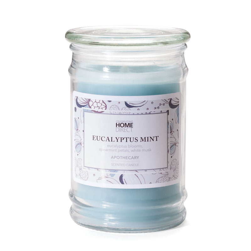 Apothecary Candle - 15 oz - Eucalyptus Mint