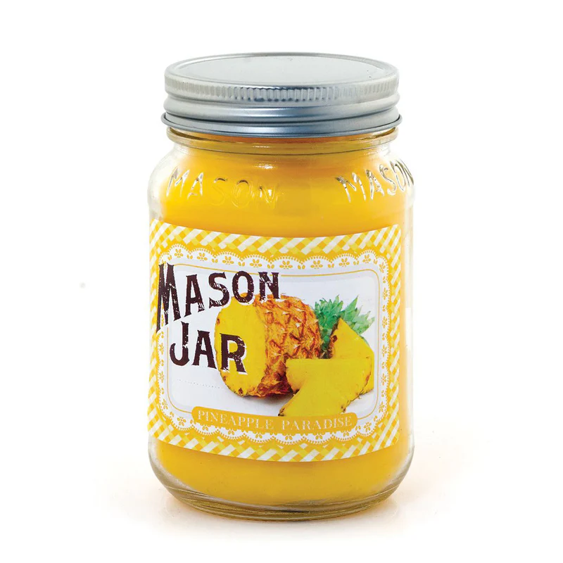 Mason jar Candle-piña paraíso