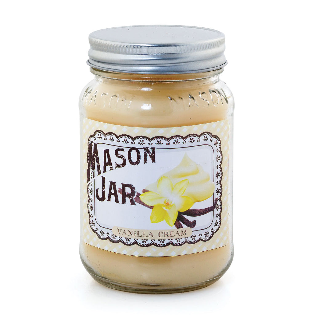 Mason jar Candle-crema de vainilla