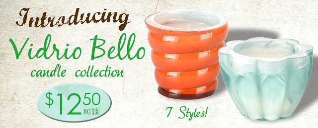 Introducing the New Vidrio Bello Candle Collection