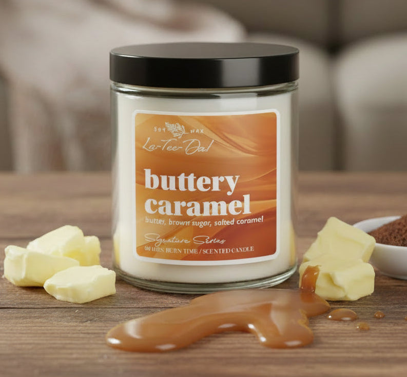 Signature Series Jar Candle - Buttery Caramel