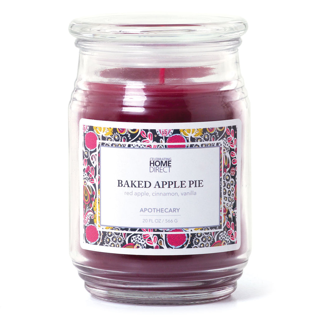 Apothecary Candle - 20 oz - Baked Apple Pie