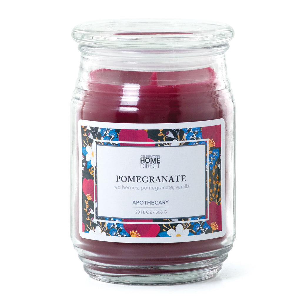 Apothecary Candle - 20 oz - Pomegranate