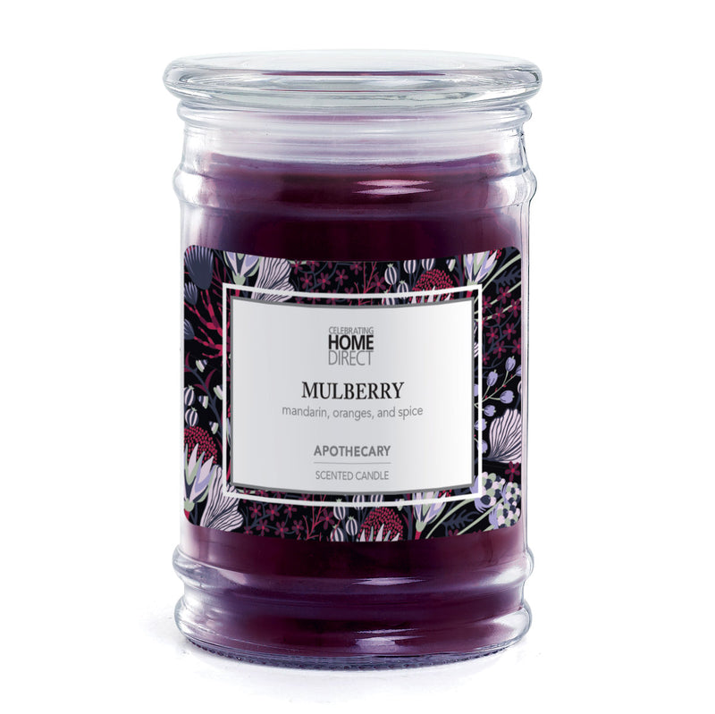 Apothecary Candle - 15 oz - Mulberry