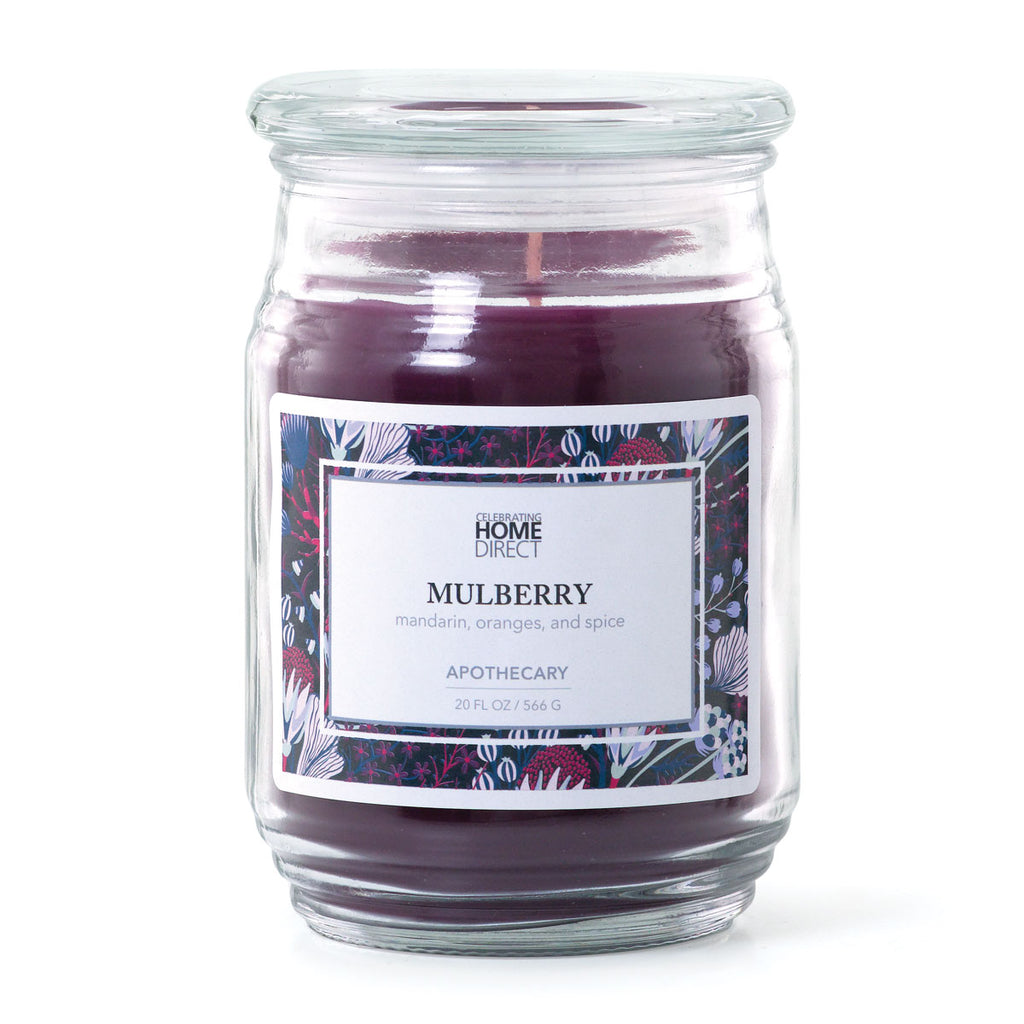 Apothecary Candle - 20 oz - Mulberry
