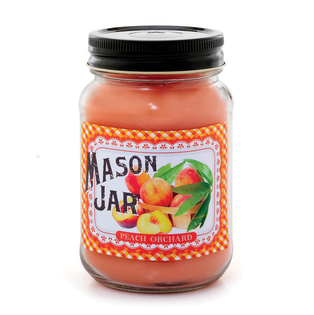 Mason Jar Candle - Peach Orchard