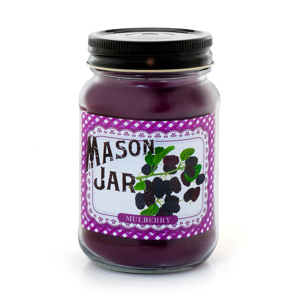 Mason Jar Candle - Mulberry