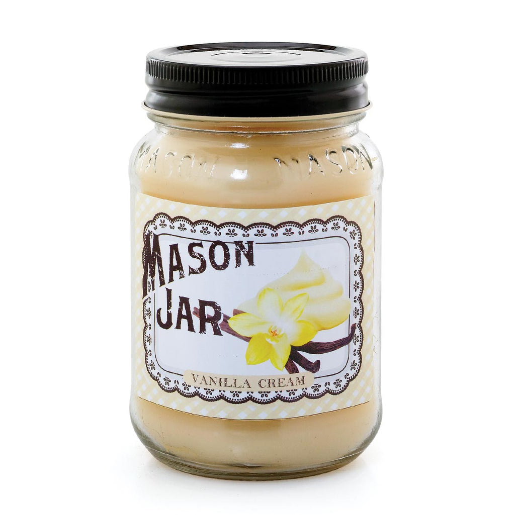 Mason Jar Candle - Vanilla Cream