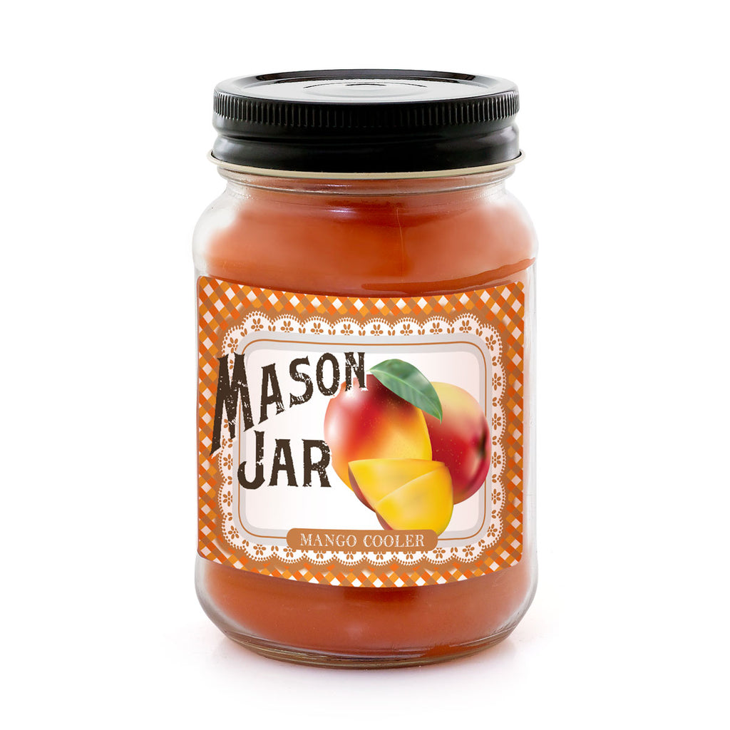 Mason Jar Candle - Mango Cooler