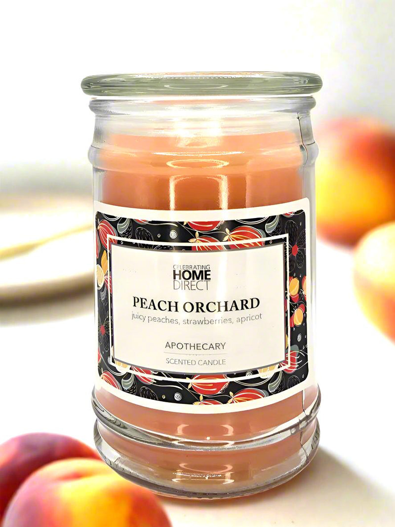 Apothecary Candle - 15 oz - Peach Orchard