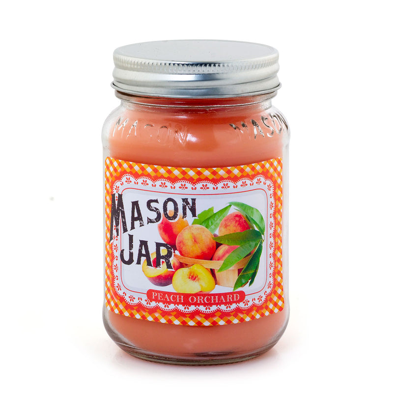 Mason Jar Candle - Peach Orchard