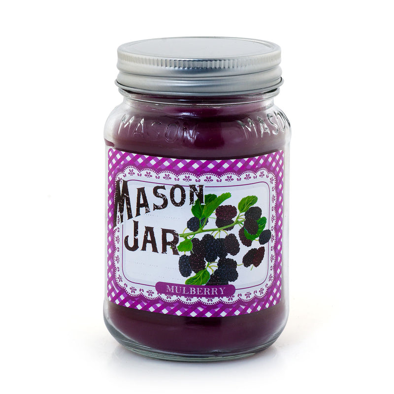 Mason Jar Candle - Mulberry