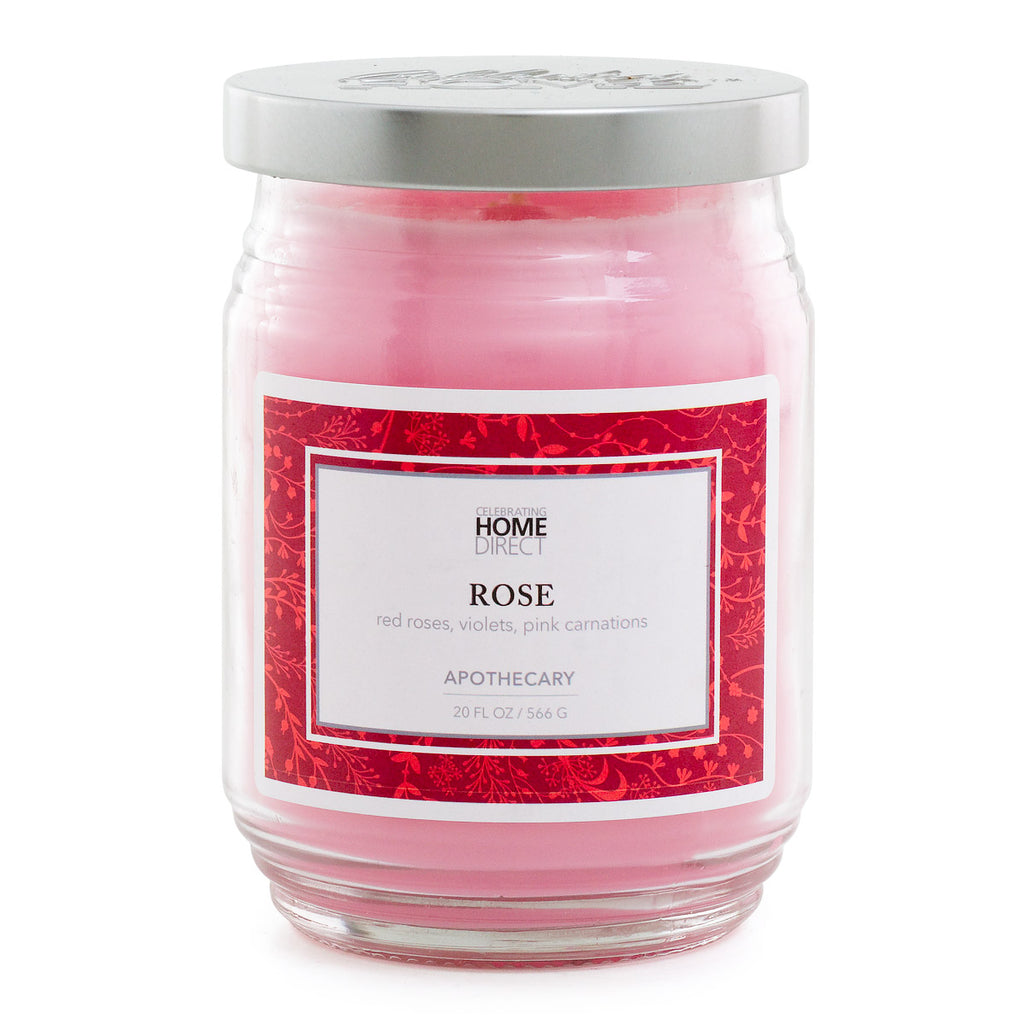 Apothecary Candle - 20 oz - Rose